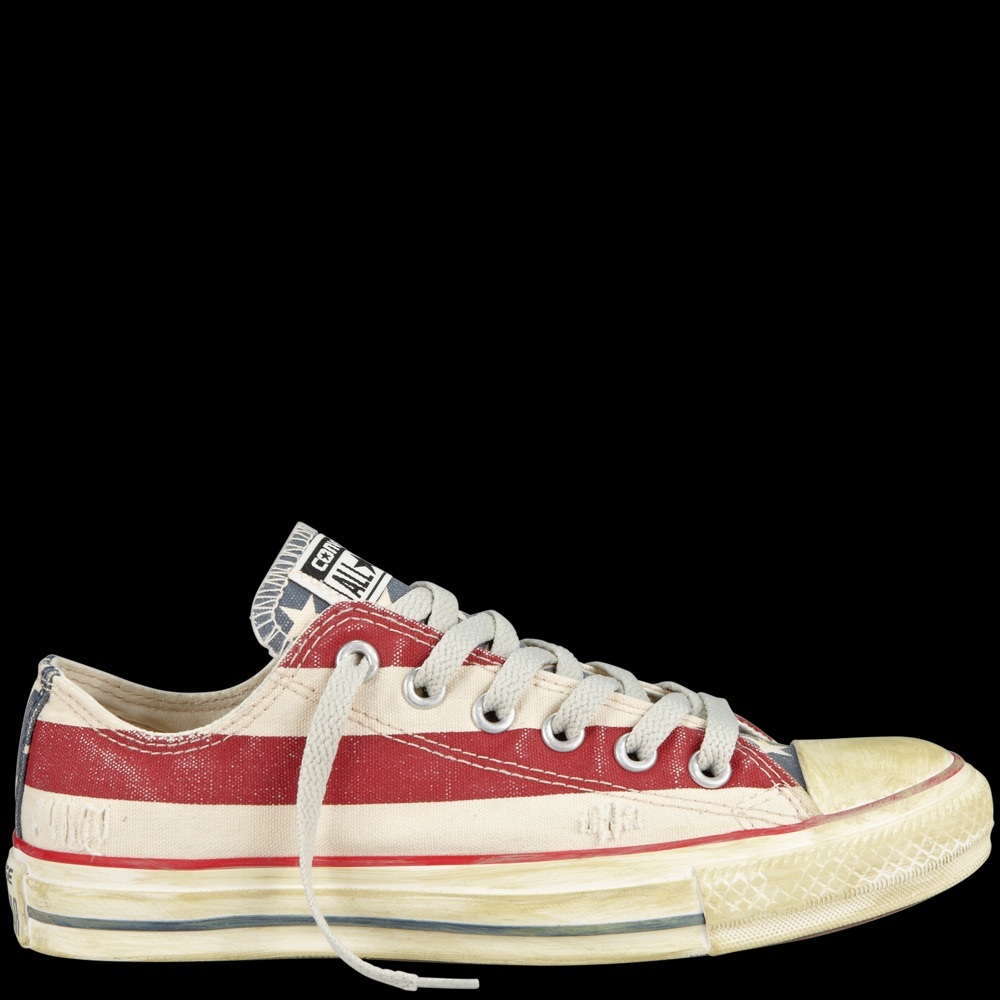 Chuck Taylor Distressed American Flag Converse